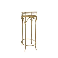 Becquet Porte-plante métal et rotin sur pieds< Vase, Cache-Pot|Décoration