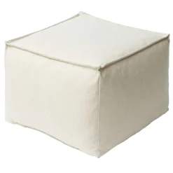 Becquet Pouf carré spécial extérieur - CRÉATION< Rideau Et Déco Textile|Décoration Textile Unie