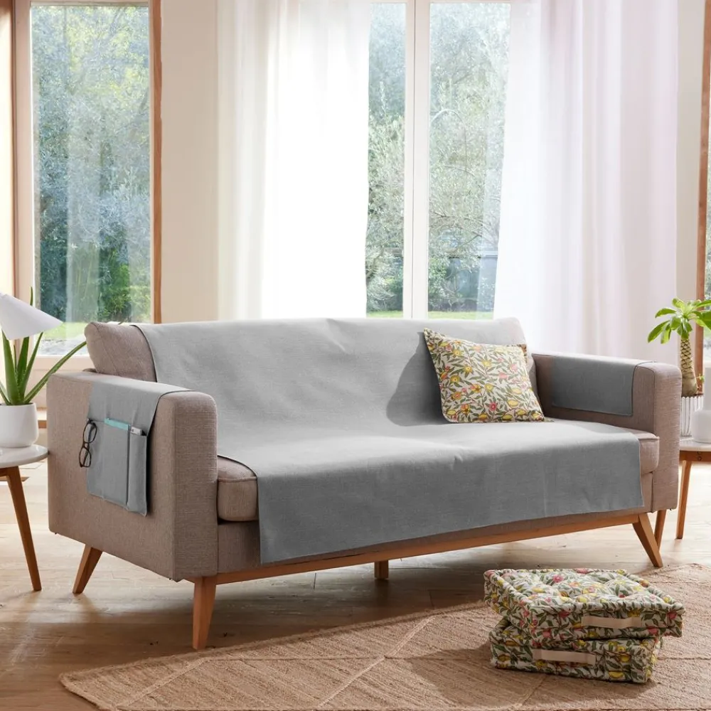 Becquet Protection universelle pour fauteuil et canapé - CRÉATION< Rideau Et Déco Textile|Jeté De Canapé, Jeté De Fauteuil