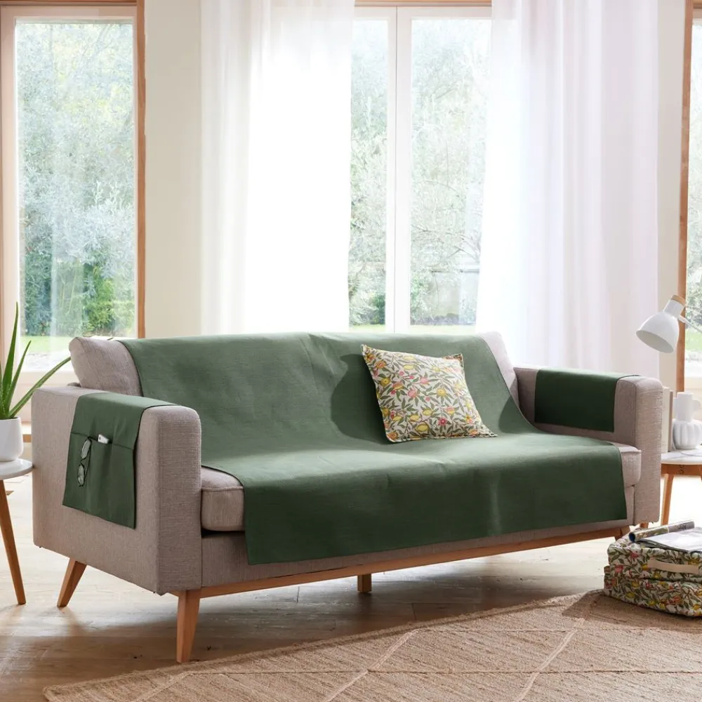 Becquet Protection universelle pour fauteuil et canapé - CRÉATION< Rideau Et Déco Textile|Jeté De Canapé, Jeté De Fauteuil