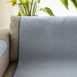 Becquet Protège-fauteuil et canapé universels faux uni< Rideau Et Déco Textile|Décoration Textile Unie