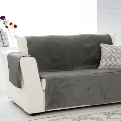 Becquet Protège-fauteuil et canapé universels aspect velours
