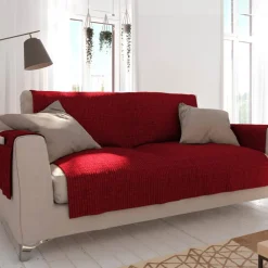 Becquet Protège-fauteuil et canapé universels velours gaufré - CRÉATION< Rideau Et Déco Textile|Décoration Textile Unie
