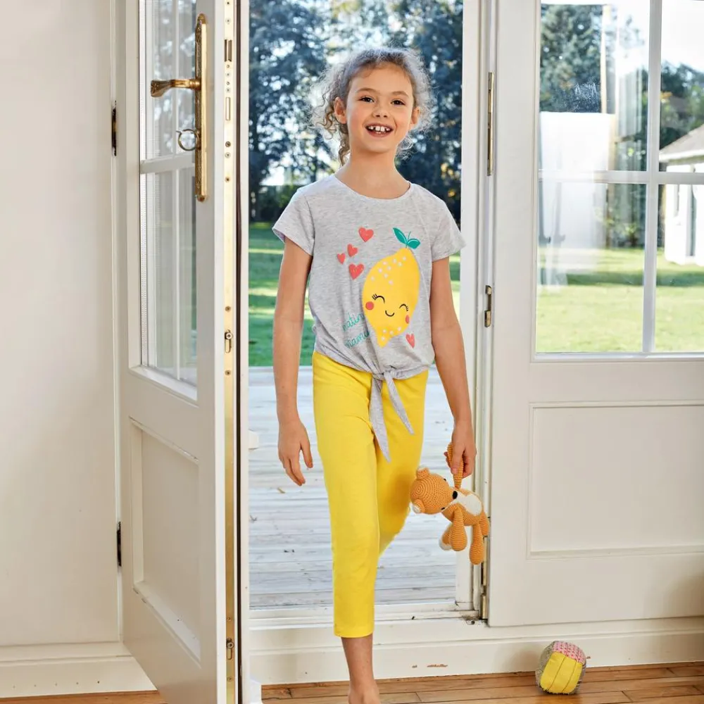 Becquet Pyjama corsaire enfant imprimé citron - MON P'TIT DODO®<Enfant Univers Des Filles|Pyjama Enfant