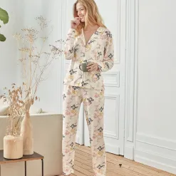 Becquet Pyjama femme à fleurs<Femme Pyjama Femme|Pyjama, Liquette, Nuisette