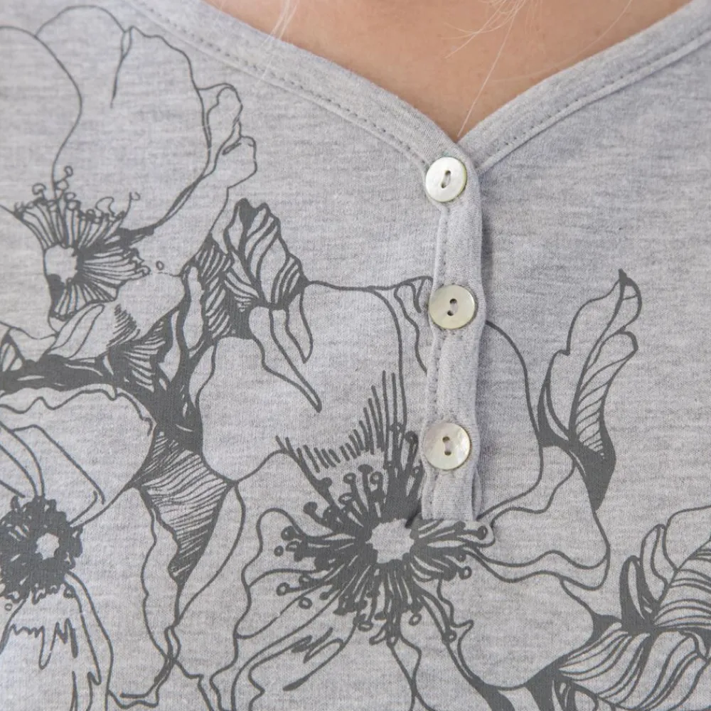 Becquet Pyjama femme à fleurs - DODO HOMEWEAR®<Femme Pyjama Femme|Les Matières