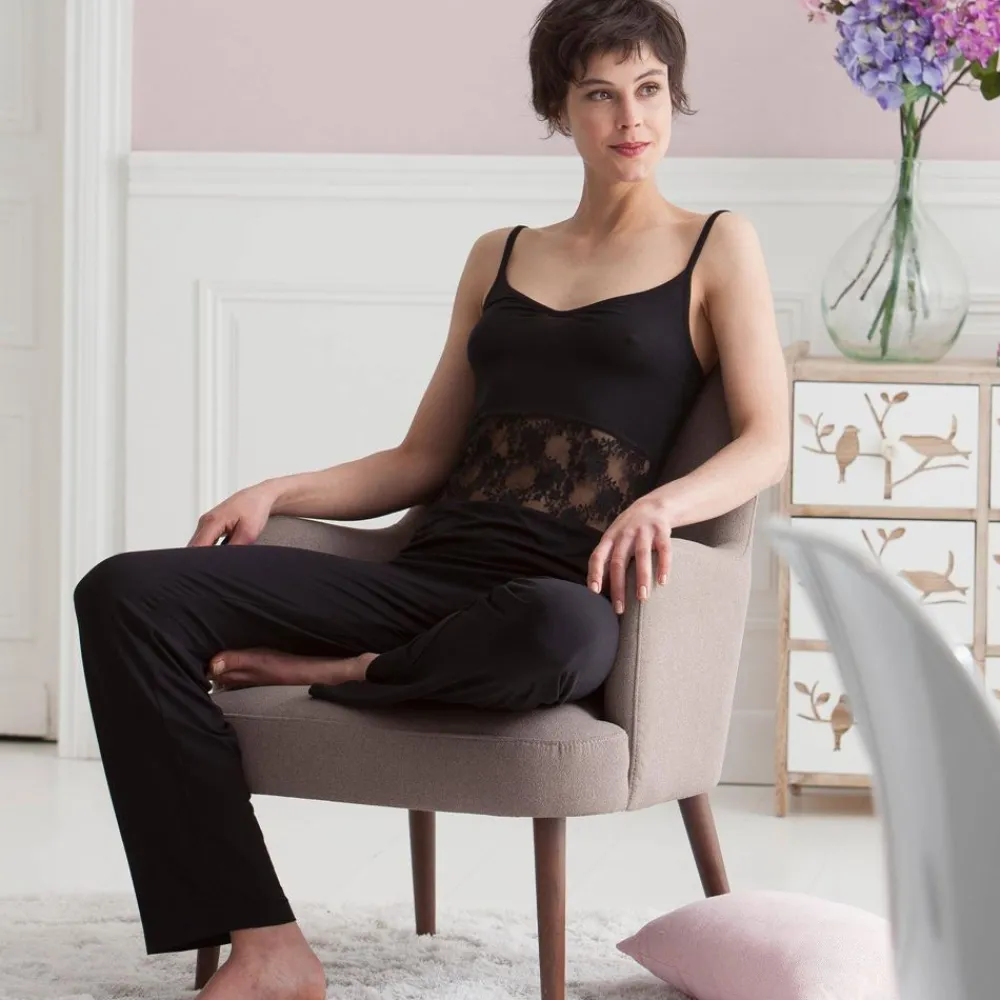 Becquet Pyjama femme dentelle - CRÉATION<Femme Pyjama Femme|Pyjama, Liquette, Nuisette