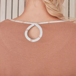 Becquet Pyjama femme jersey uni et carreaux<Femme Pyjama Femme|Les Matières