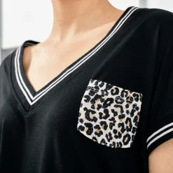 Becquet Pyjama femme motif léopard - CRÉATION<Femme Pyjama Femme|Pyjama, Liquette, Nuisette