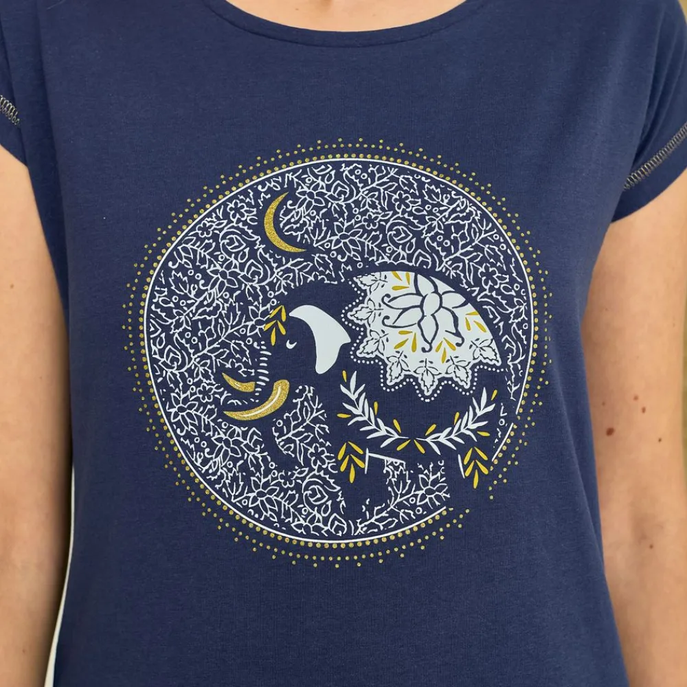 Becquet Pyjama femme motif éléphant - DODO HOMEWEAR.<Femme Pyjama Femme|Les Matières