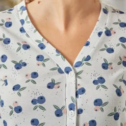 Becquet Pyjama femme short imprimé myrtilles DODO HOMEWEAR®<Femme Pyjama Femme|Pyjama, Liquette, Nuisette