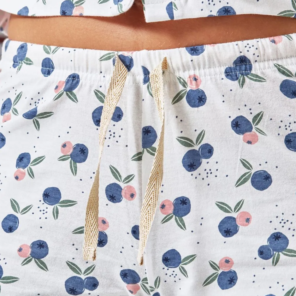 Becquet Pyjama femme short imprimé myrtilles DODO HOMEWEAR®<Femme Pyjama Femme|Pyjama, Liquette, Nuisette