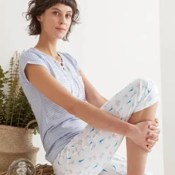 Becquet Pyjama femme thème marin - DODO HOMEWEAR®<Enfant Linge De Lit Ado, Housse De Couette|Pyjama Femme