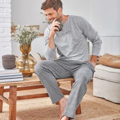 Becquet Pyjama homme à carreaux<Homme Pyjama Homme|Pyjama, Liquette, Nuisette