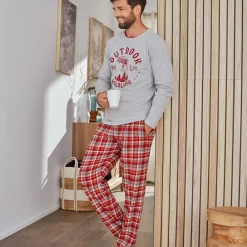 Becquet Pyjama homme à carreaux - CRÉATION<Homme Pyjama Homme|Pyjama, Liquette, Nuisette