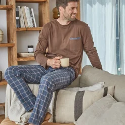 Becquet Pyjama homme à carreaux - CRÉATION<Homme Pyjama Homme|Les Matières