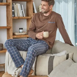 Becquet Pyjama homme à carreaux - CRÉATION<Homme Pyjama Homme|Les Matières