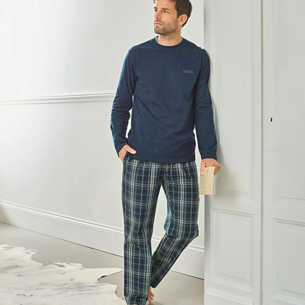 Becquet Pyjama homme motif carreaux - DODO HOMEWEAR<Homme Pyjama Homme|Les Matières
