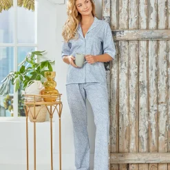 Becquet Pyjama jersey femme motif léopard - CRÉATION<Femme Pyjama Femme|Les Matières