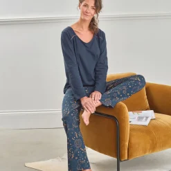 Becquet Pyjama jersey motif astral - CRÉATION<Femme Pyjama Femme|Les Matières