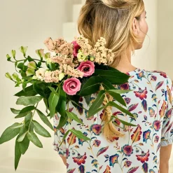 Becquet Pyjama short femme motif perse - CRÉATION<Femme Pyjama Femme|Pyjama, Liquette, Nuisette