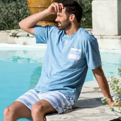 Becquet Pyjama short homme esprit marin - DODO HOMEWEAR®<Homme Pyjama Homme|Les Matières