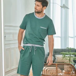 Becquet Pyjama short homme uni - CRÉATION<Homme Pyjama Homme|Pyjama, Liquette, Nuisette