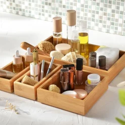 Becquet Rangement organisateur en bambou< Beauté, Bien-Être|Beauté, Bien-Être