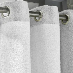 Becquet Rideau bouclette façon peau de mouton< Rideau Et Déco Textile|Décoration Textile Unie