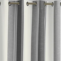 Becquet Rideau et métrage occultants thermiques chambray rayé - CRÉATION< Rideau|Les Matières