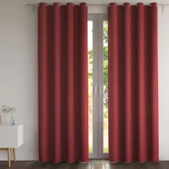 Becquet Rideau et métrage occultants thermiques natté chambray- dos couleur< Décoration Textile Unie|Rideau Occultant Lumière, Rideau Occultant Thermique
