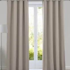 Becquet Rideau et métrage occultants thermiques nattés< Rideau Et Déco Textile|Décoration Textile Unie