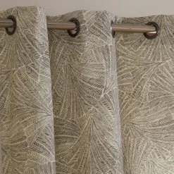 Becquet Rideau imprimé fusain - Création Thevenon®< Rideau Et Déco Textile|Rideau