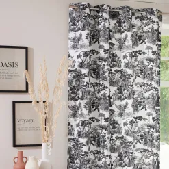 Becquet Rideau motif jungle - CRÉATION THÉVENON< Rideau Et Déco Textile|Rideau