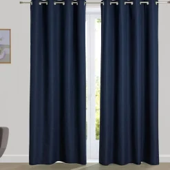 Becquet Rideau occultant aspect natté< Rideau Et Déco Textile|Décoration Textile Unie