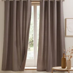 Becquet Rideau occultant natté chambray et dos polaire< Rideau Et Déco Textile|Rideau