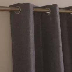 Becquet Rideau occultant natté chambray et dos polaire< Rideau Et Déco Textile|Rideau