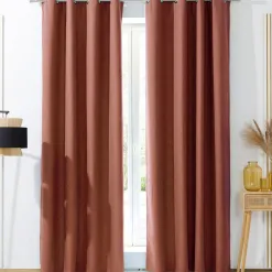 Becquet Rideau occultant phonique natté effet brut - dos polaire< Rideau Et Déco Textile|Décoration Textile Unie