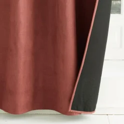 Becquet Rideau occultant thermique suédine - dos polaire< Rideau Et Déco Textile|Décoration Textile Unie