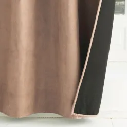 Becquet Rideau occultant thermique suédine - dos polaire< Rideau Et Déco Textile|Décoration Textile Unie