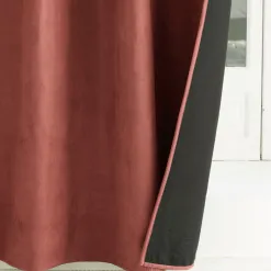 Becquet Rideau occultant thermique suédine - dos polaire< Rideau Et Déco Textile|Décoration Textile Unie