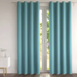 Becquet Rideau occultant uni mat - LA PAIRE< Rideau Et Déco Textile|Décoration Textile Unie