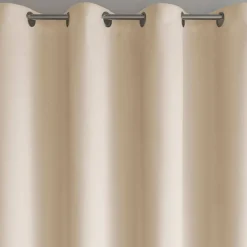 Becquet Rideau occultant uni mat - LA PAIRE< Rideau Et Déco Textile|Décoration Textile Unie