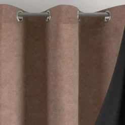 Becquet Rideau occultant velours thermique et phonique dos polaire< Décoration Textile Unie|Rideau Occultant Lumière, Rideau Occultant Thermique