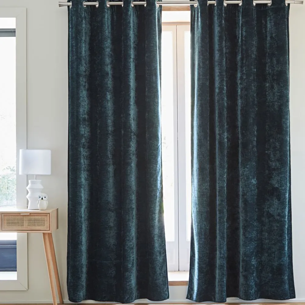 Becquet Rideau velours flammé< Rideau Et Déco Textile|Rideau Occultant Lumière, Rideau Occultant Thermique