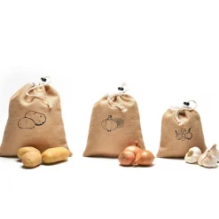 Becquet Sacs de conservation en jute - set de 3< Rangement, Gain De Place|Idées Cuisine