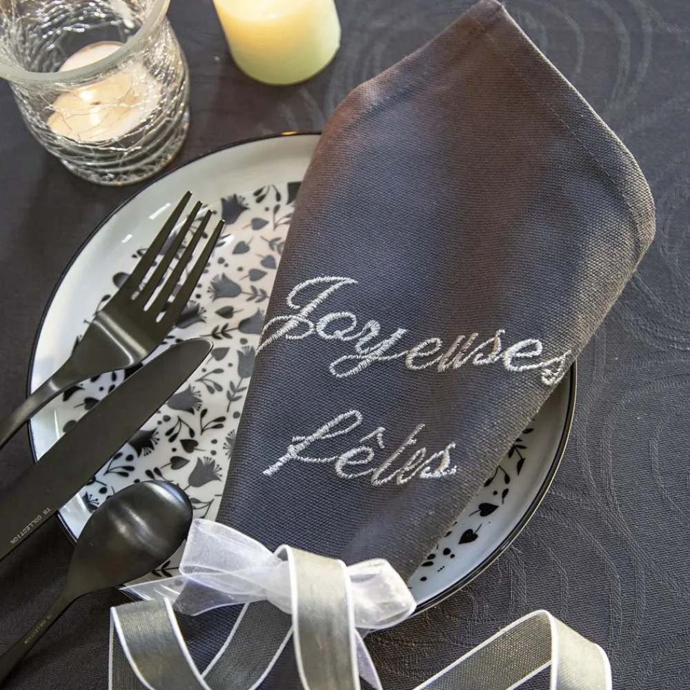 Becquet Serviette de table personnalisable - Lauréat< Serviette De Table|Nappe Unie