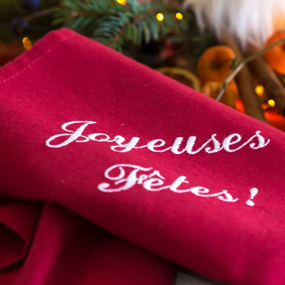 Becquet Serviette de table personnalisable - Lauréat< Serviette De Table|Nappe Unie