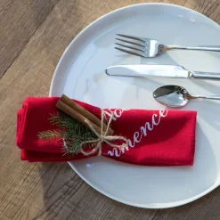 Becquet Serviette de table personnalisable - Lauréat< Serviette De Table|Nappe Unie