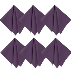 Becquet Serviettes de table coton uni Lauréat - Lot de 6< Serviette De Table|Nappe Unie
